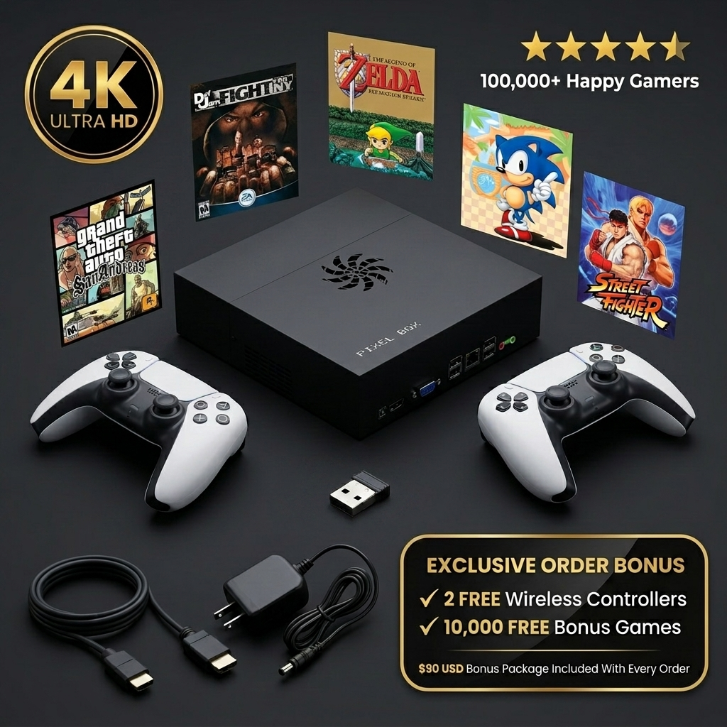 Pixel Box™ - The Ultimate Retro Game Console
