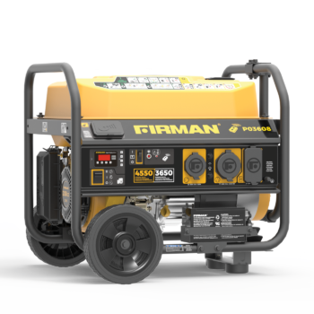 Restored Firman P03608 Gas Portable Generator | 4550W | 208 cc Engine 14 Hour Run Time | Remote Start | 120V | Generator Only (Refurbished)