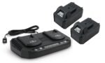 Snow + Sun Joe 24 Volt Bundle (2) 5.0-Ah Batts and Dual Quick Charger (Open Box)