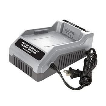 Restored Snow Joe + Sun Joe iCHRG40 | EcoSharp Lithium-Ion Battery Charger | 40 Volt | Gray | CERTIFIED AUTHENTIC (Refurbished)