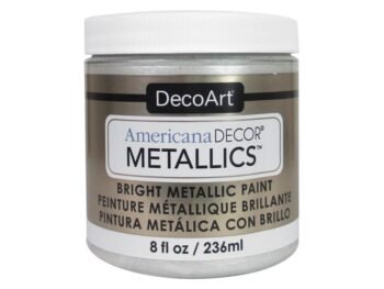 DecoArt Ameri Deco MTLC Americana Decor Metallics 8oz Pearl, 1, 8 Fl Oz