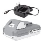 Restored Snow Joe + Sun Joe 2.0Ah Battery & Charger | CERTIFIED AUTHENTIC iON+ 24VBAT-LTE & Charger Combo Pack | EcoSharp LITE Lithium-Ion Battery | 24 Volt | 2.0 Ah (Refurbished)