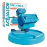 Restored Aqua Joe 20-Nozzle Max Coverage Adjustable Gear Driven Oscillating Sprinkler on Sled Base (6-Pieces Display) (Refurbished)