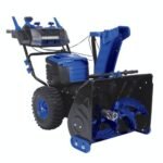 Restored Snow Joe ION100V-24SB | 24 in. Cordless Dual-Stage Snow Blower | 100-Volt | 2 x 5.0 Ah Batteries and Charger (Refurbished)