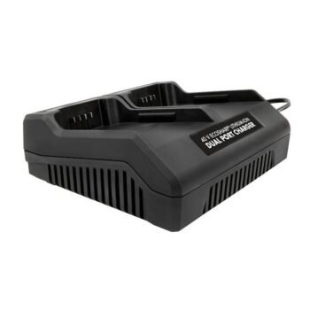 Restored Snow Joe + Sun Joe iCHRG40-DPC | iONMAX Lithium-Ion Battery Dual Port Charger | 40 Volt | CERTIFIED AUTHENTIC (Refurbished)