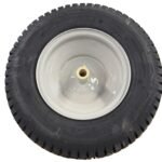 Deli Turf Tire, 4 Ply Rating, Tubeless, Lawn and Garden Tire (16x6.50-8) on Rim